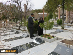 بزرگداشت روز شهدا و هفته درختکاری در دانشگاه فنی و حرفه ای استان چهار محال و بختیاری  3