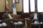 نشست رئیس دانشگاه فنی و حرفه‌ای با رئیس اتاق بازرگانی، صنایع، معادن و کشاورزی استان چهارمحال و بختیاری 2
