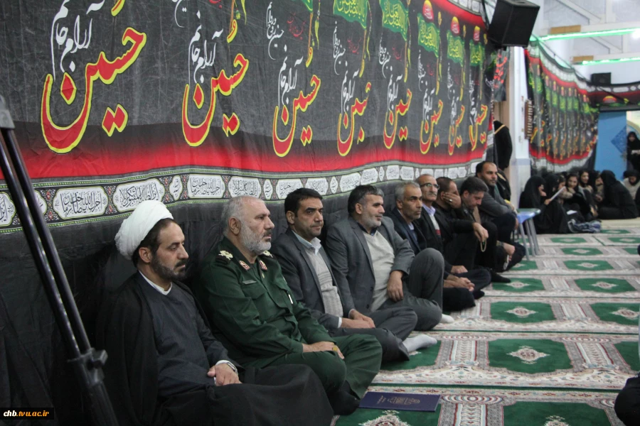 حضور سردار اکبری ، فرمانده سپاه حضرت قمربنی‌هاشم (ع) چهارمحال و بختیاری در مراسم عزاداری  ایام فاطمیه؛ شهادت حضرت زهرا(س) و کنگره شهدای دانشجوی استان چهار محال و بختیاری  7
