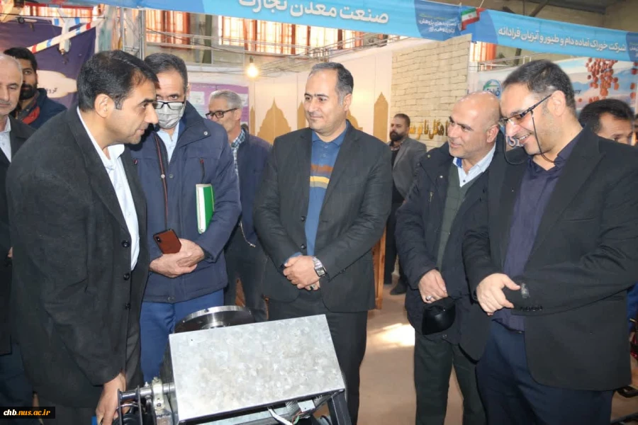 افتتاح بیست و پنجمین نمایشگاه دستاوردهای پژوهش، فناوری و فن بازار چهارمحال‌و بختیاری 4