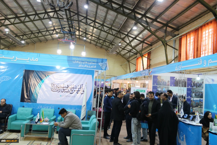 افتتاح بیست و پنجمین نمایشگاه دستاوردهای پژوهش، فناوری و فن بازار چهارمحال‌و بختیاری 7