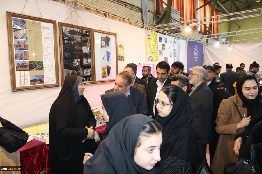 افتتاح بیست و پنجمین نمایشگاه دستاوردهای پژوهش، فناوری و فن بازار چهارمحال‌و بختیاری 8