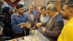 هم اکنون بازدید دکتر افشین سفاهن رییس مرکز حقوقی، لوایح و امور مجلس وزارت علوم ، تحقیقات و فناوری  از غرفه دانشگاه ملی مهارت استان چهارمحال و بختیاری 3